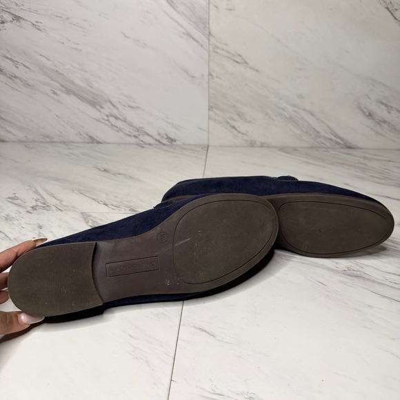 Bandolino Larna Braided Navy Suede Loafer SZ 9M - Picture 6 of 7